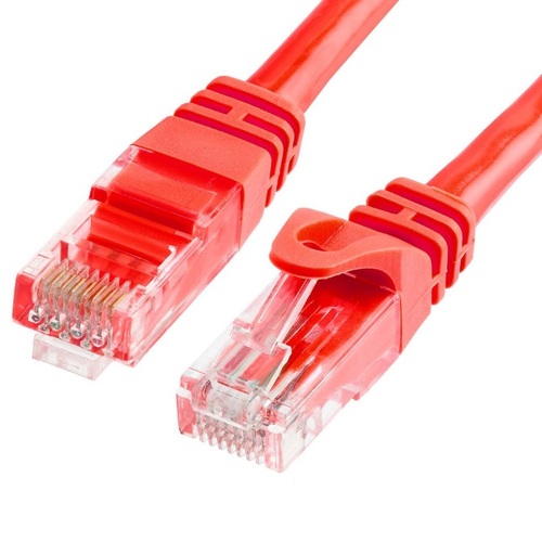 ASTROTEK CAT6 Cable 1m - Red Color Premium RJ45 Ethernet Network LAN UTP Patch Cord 26AWG-CCA PVC Jacket