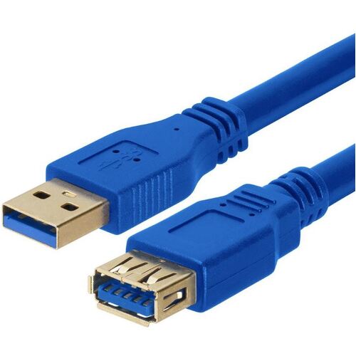 ASTROTEK USB 3.0 Extension Cable 3m - Type A Male to Type A Female Blue Colour