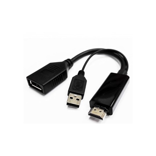 8WARE 2pin figure 8 power code with 0.6m cable, black, For Rework