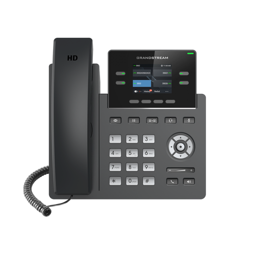 GRANDSTREAM GRP2612 4 Line IP Phone, 2 SIP Accounts, 320x240 Colour Screen, HD Audio