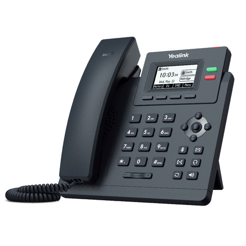 Yealink T31P 2 Line IP phone, 132x64 LCD, PoE. No Power Adapter included