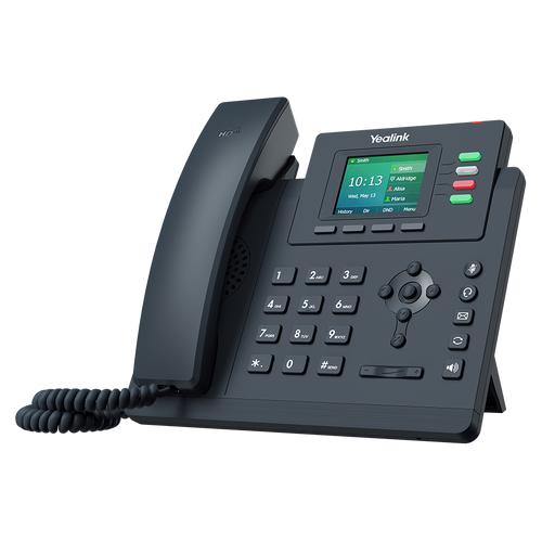 Yealink T33G 4 Line IP phone, 320x240 Colour Display, Dual Gigabit Ports, PoE. No Power Adapter included