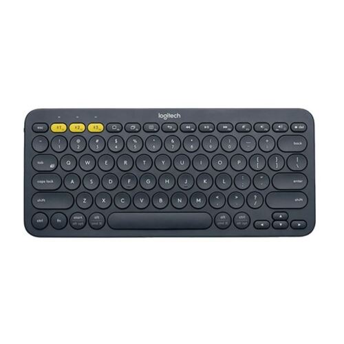 LOGITECH K380 Multi-Device Bluetooth Keyboard BlackTake-to-type Easy-Switch wireless10m Hotkeys Switch 1year
