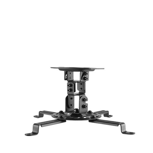 BRATECK Universal Ceiling Mount in Black Fit most Projectors Up to 13.5kg