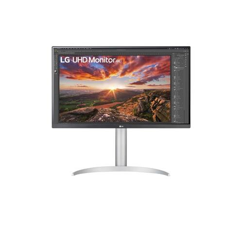LG 27\' IPS 5ms 4K UHD HDR400 FreeSync 3-Side Borderless Monitor w/ArcLine HAS - HDMI,DP, USB Type-C, Speaker, VESA 100mm, Height Adjustable