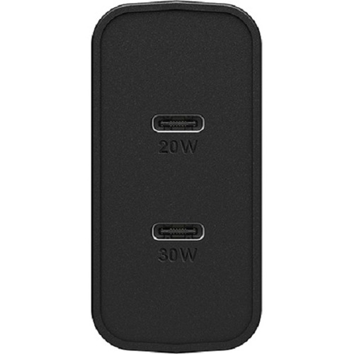 OTTERBOX 50W USB-C Fast Charge Dual Port Wall Charger - Black Shimmer