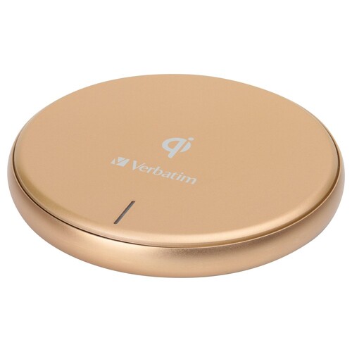 Verbatim Metallic Wireless Charger-GOLD