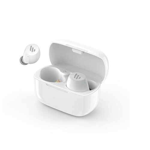 Edifier TWS1 Bluetooth Wireless Earbuds - WHITE/Dual BT Connectivity/Wireless Charging Case/12 hr playtime/9 hr Charge/8mm Magnetic Driver