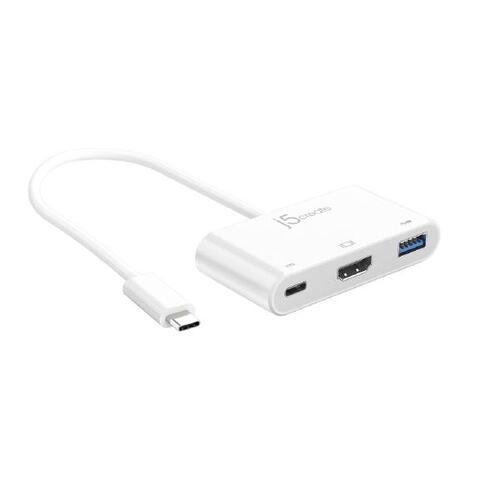 J5create JCA379 USB-C TYPE-C to HDMI &amp USB 3.0 WITH POWER DELIVERY Adaptor Hub