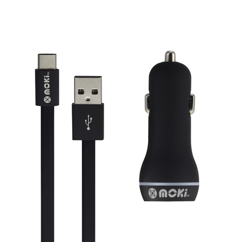 MOKI Type-C SynCharge Cable + Car Charger