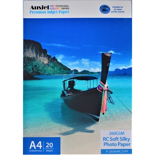 260gm A4 RC Rough Silky Photo Paper 20 sheets