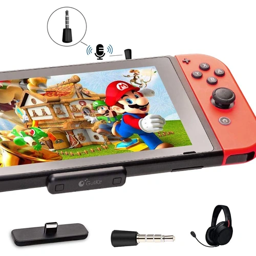 Bluetooth Adapter Route air Pro Support in-Game Voice Chat compatible with Nintendo Switch, Nintendo Switch Lite, PS4 and Laptops
