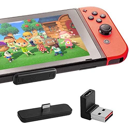Premium Bluetooth Adapter Route air Pro Support in-Game Voice Chat compatible with Nintendo Switch, Nintendo Switch Lite, PS4 and Laptops