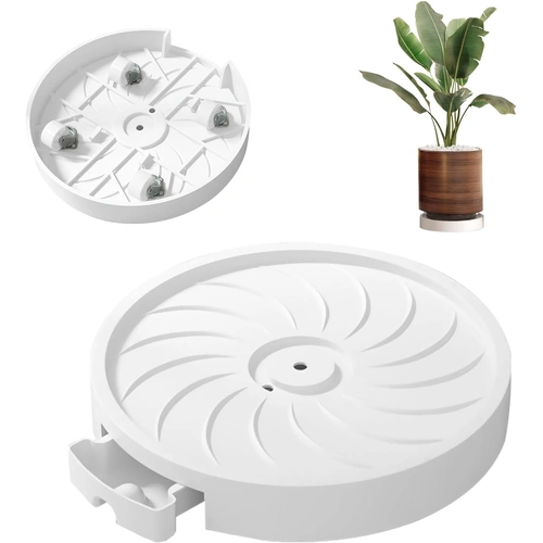 CARLA HOME Rolling Plant Stand with 360° Wheels for Indoor Pots (26 cm)