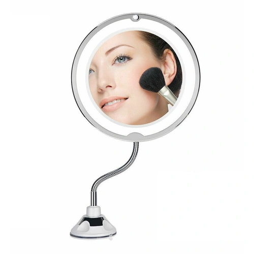 10X LED Magnifying Makeup Mirror 360° Rotation
