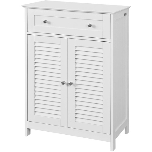 Freestanding Storage Cabinet with Doors/Drawer 60x87x35 cm