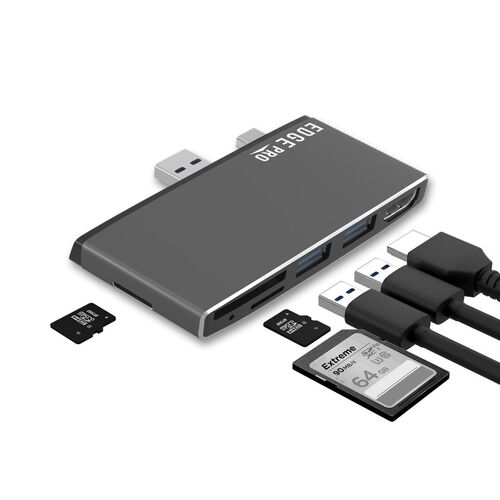 Edge Pro Multifunction USB- C Hub for Microsoft Surface Pro Gen 5/6