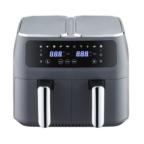 8L Dual Zone Digital Air Fryer with 200C, 10 Cooking Programs