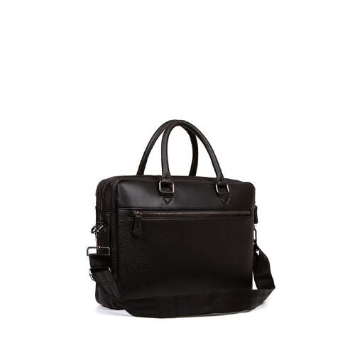 LEATHER BRIEFCASE AND SHOULDER BAG