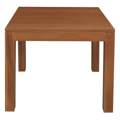 Amsterdam Solid Mahogany Timber Dining Table 90 x 90 cm (Light Pecan)