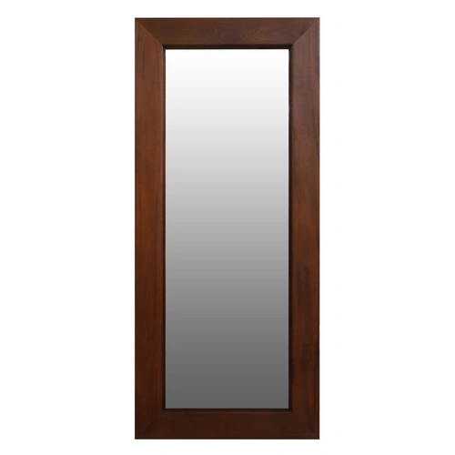 Toby Solid Mahogany Timber Standing Mirror (Mahogany)