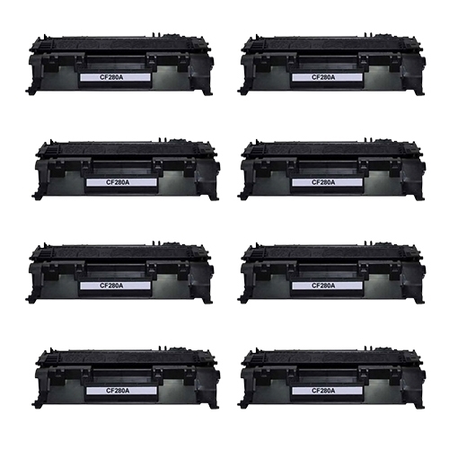 Compatible Premium 8 x  80A  Toner Cartridge CF280A - for use in Printers