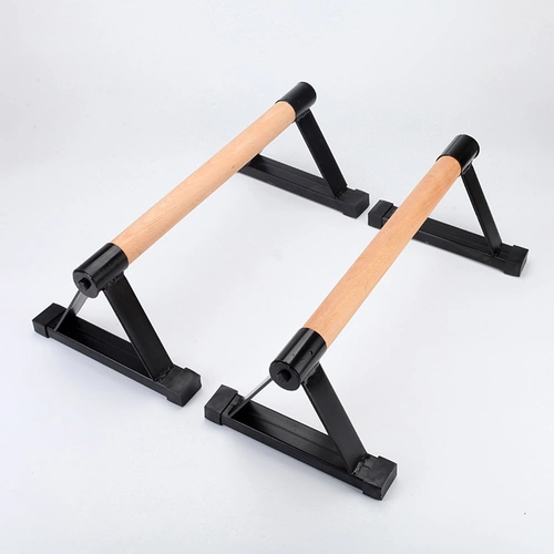 1 Pair Parallettes Set Push - up Parallel Bar Stretch Double Rod Stand Fitness