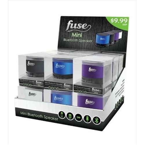 Fuse Mini Bluetooth Speaker (COLOUR SENT AT RANDOM)