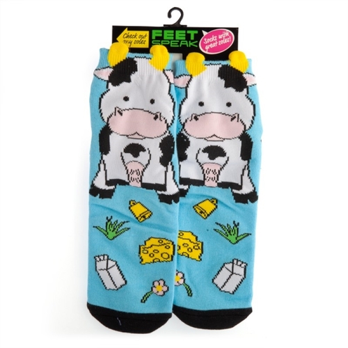 Cow Feet Speak Socks