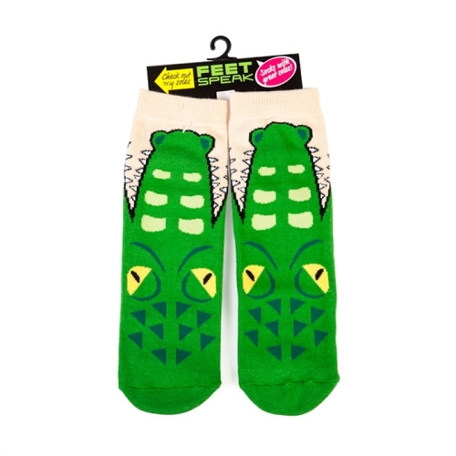 Croc Feet Speak Socks