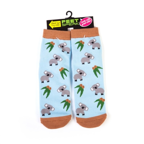 Koala Feet Speak Socks