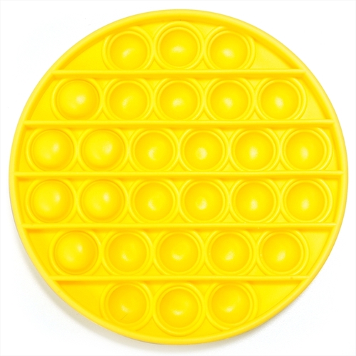 Yellow Round Push And Pop