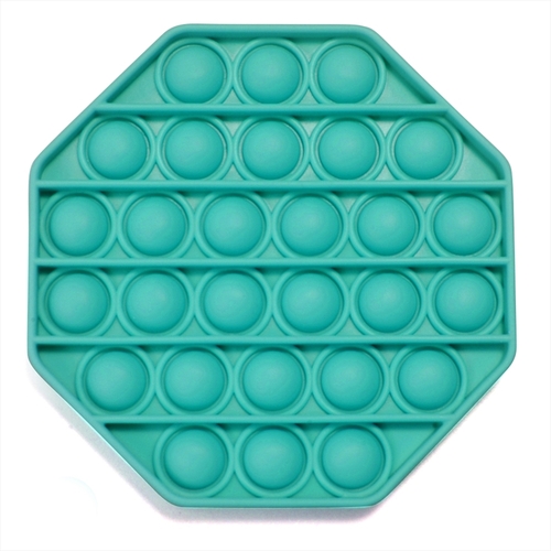 Teal Octagon Push And Pop