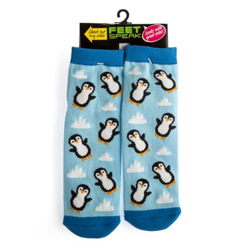 Penguin Feet Speak Socks