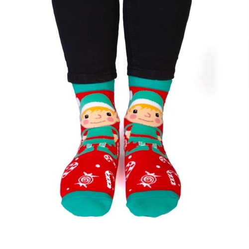 Christmas Elf Feet Speak Socks