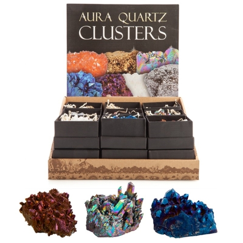 Aura Quartz Cluster (SENT AT RANDOM)