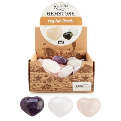 Gemstone Crystal Hearts  (SENT AT RANDOM)