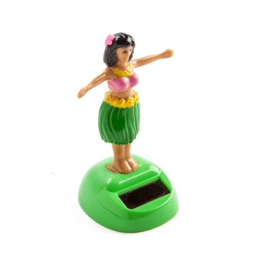 Hula Girl Solar Dancer Figure