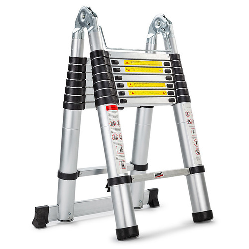 Bullet 5m Telescopic Aluminium Multipurpose Ladder Extension Alloy Step