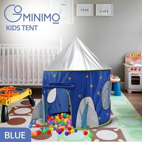 3 in 1 Sky Style Kids Play Tent with Carrying Bag - Blue and Yellow
