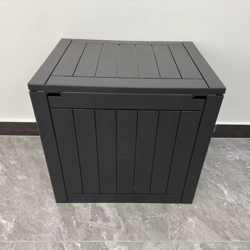 Garden Outdoor Storage Box 118L Container Lockable (Black)