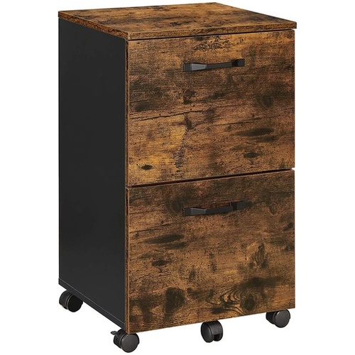 2 Drawer File Cabinet with Wheels