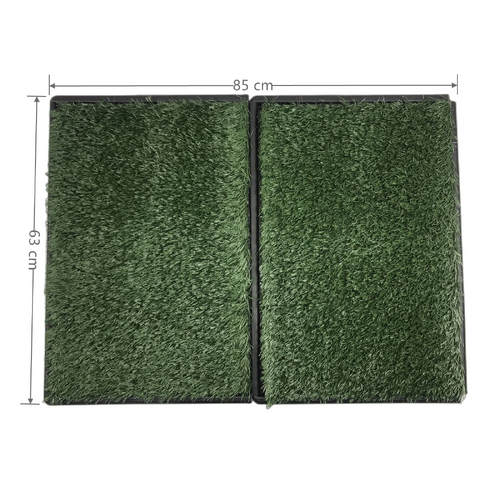 Indoor Dog Puppy Toilet Grass Potty Training Mat Loo Pad 85 x 63 cm