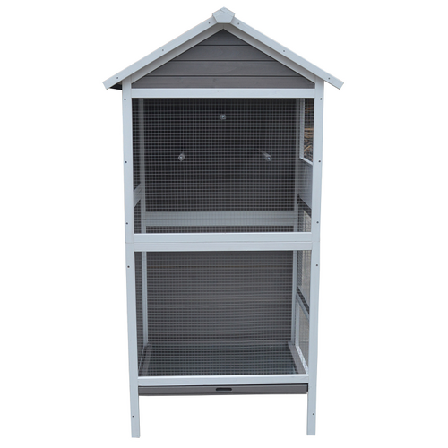 Wooden XL Pet Cages Aviary Carrier Travel Canary Parrot Bird Cage
