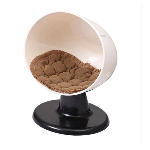 Small Pet Dog Cat Cave House Nest Puppy Cave Chair Sofa Bed Beige