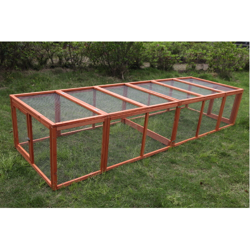 290 cm XL Chicken Coop Run Guinea Pig Cage Villa Extension Rabbit Hutch Cat Kitten House Pen