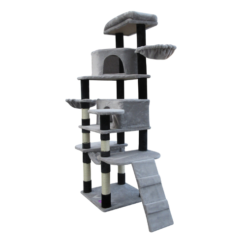 161 cm Cat Scratching Post Tree Scratcher Pole-Little Grey
