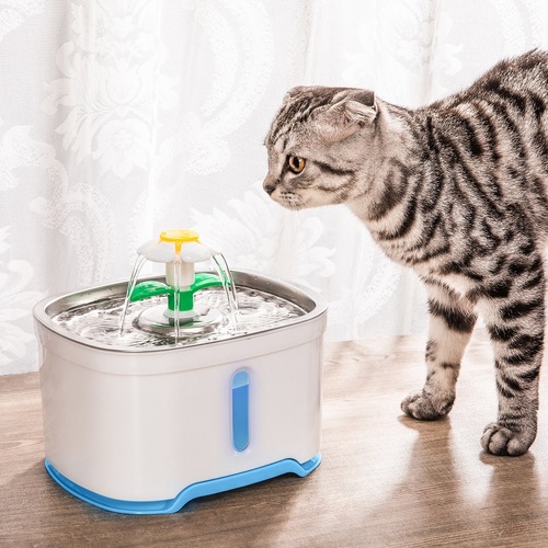 2.5L Automatic Electric Pet Water Fountain Dog Cat Water Feeder Bowl Dispenser