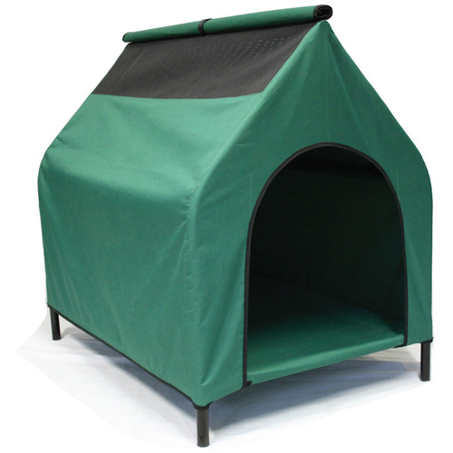 Green L Waterproof Portable Flea and Mite Resistant Dog Kennel House Nest Outdoor Indoor
