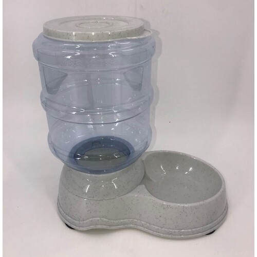 3.8 L Gravity Pet Dog Cat Guinea Pig Food Feeder Bowl Dispenser
